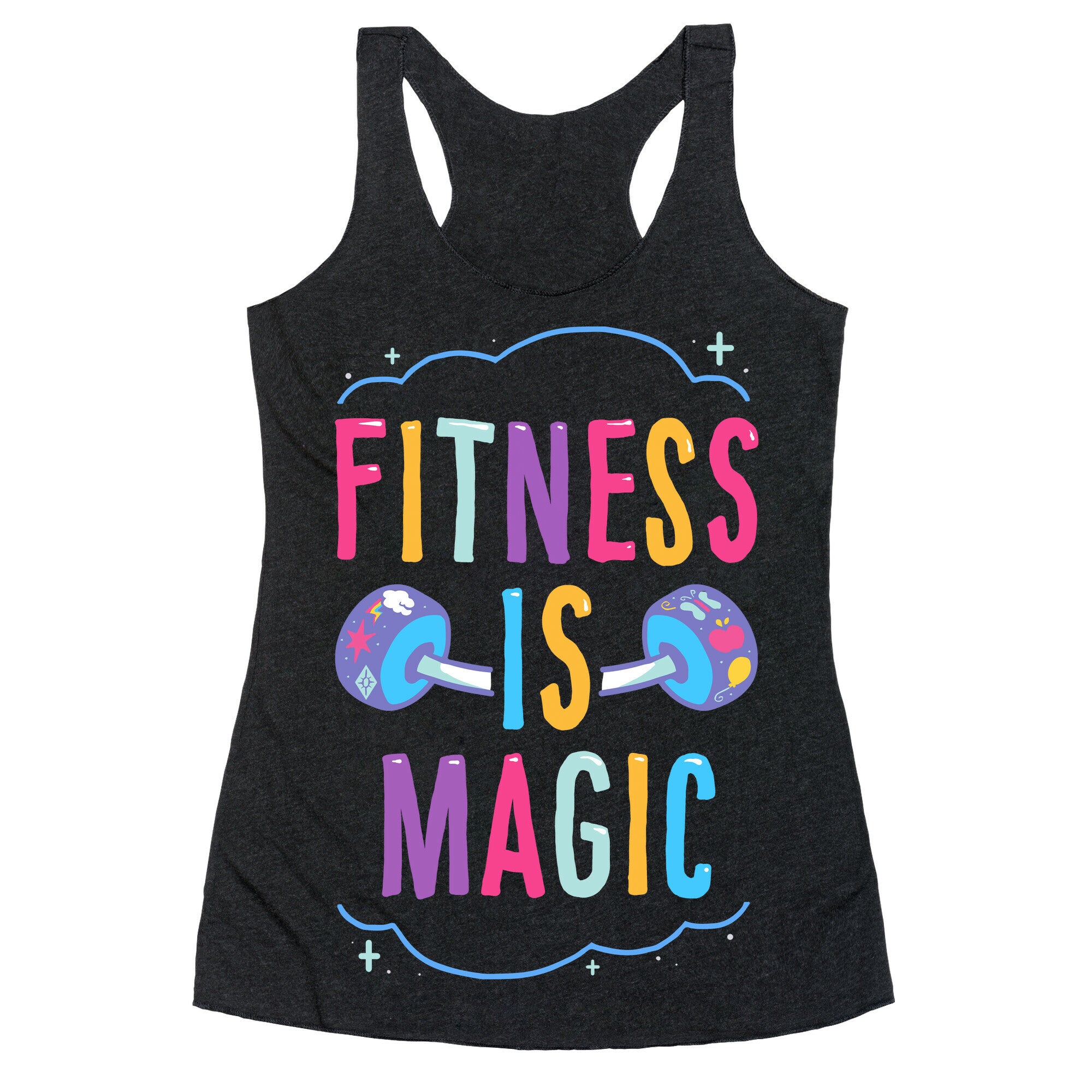 Fitness Is Magic Racerback Tank